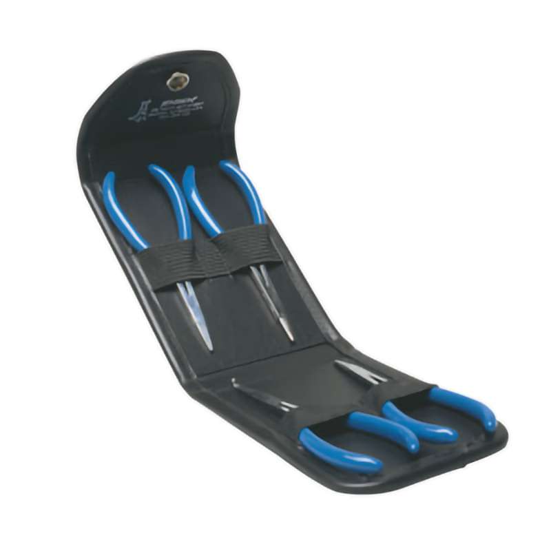 Pliers Set in Vinyl Wallet, 4 Pcs.